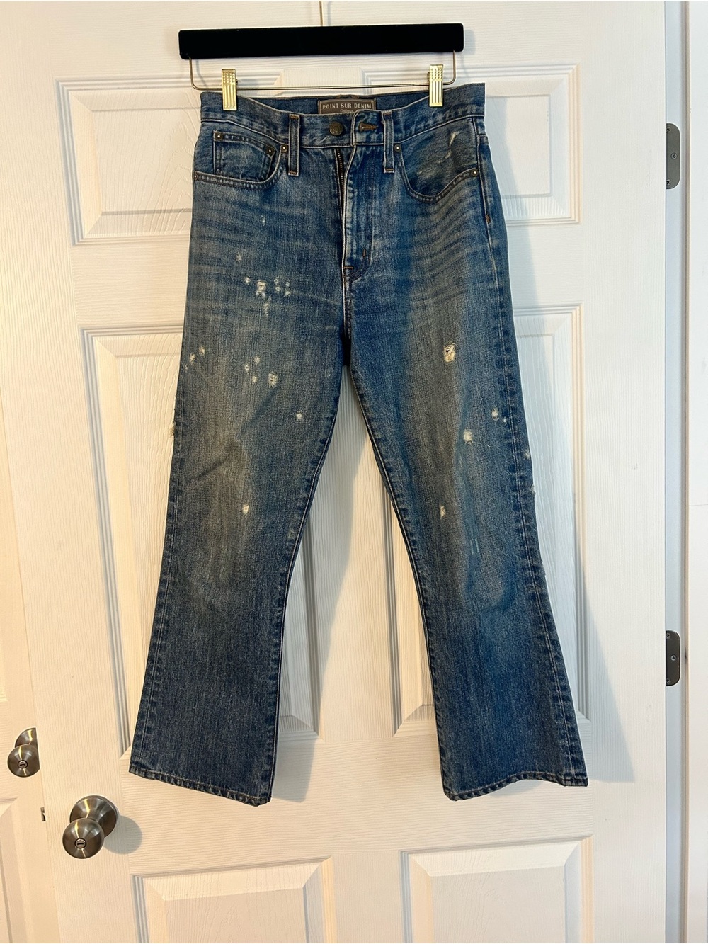 Point Sur Vintage-Inspired Blue Distressed women’s Jeans